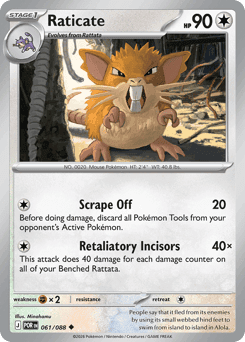Raticate Perfect Order card