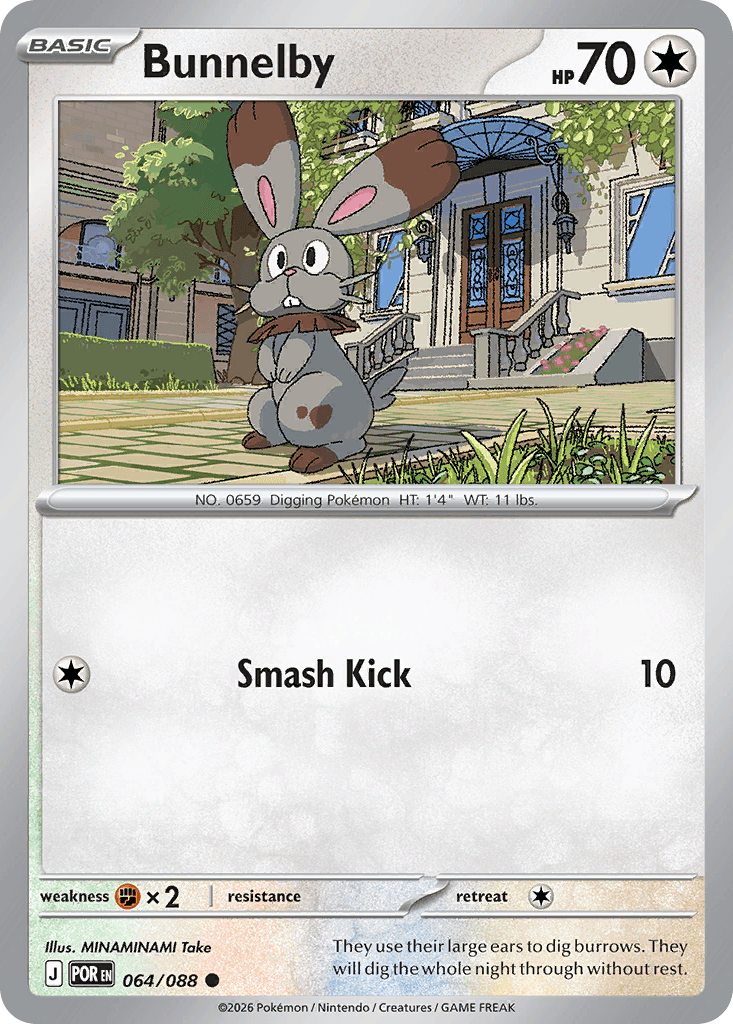 Bunnelby Perfect Order card