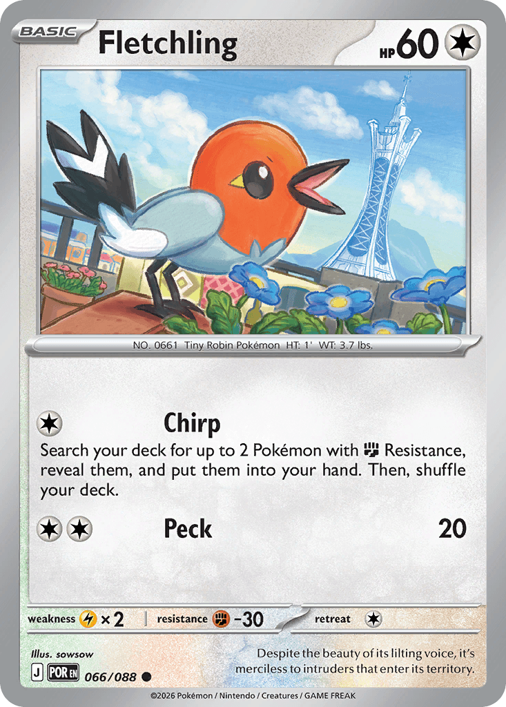 Fletchling Perfect Order card
