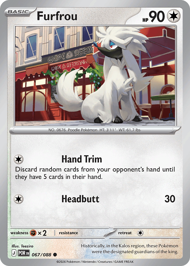 Furfrou Perfect Order card
