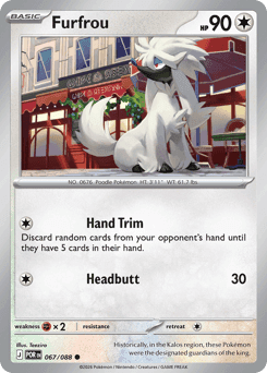 Furfrou Perfect Order card