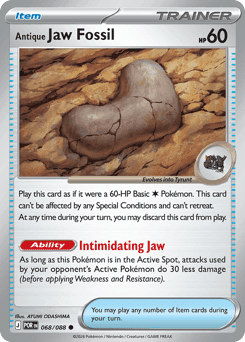 Antique Jaw Fossil Perfect Order card