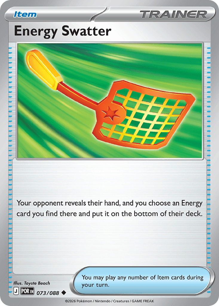 Energy Swatter Perfect Order card