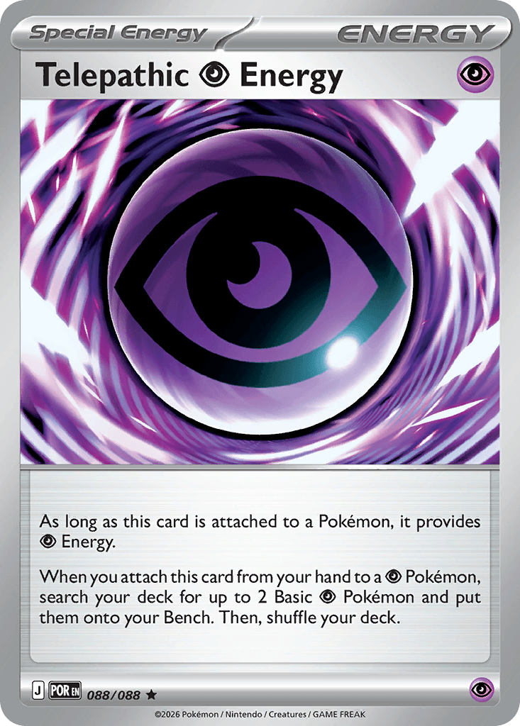 Telepathic Psychic Energy Perfect Order card