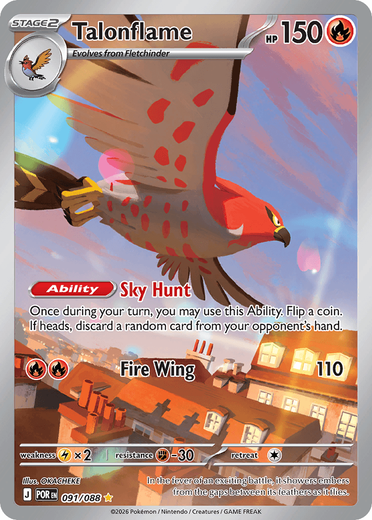 Talonflame Perfect Order card