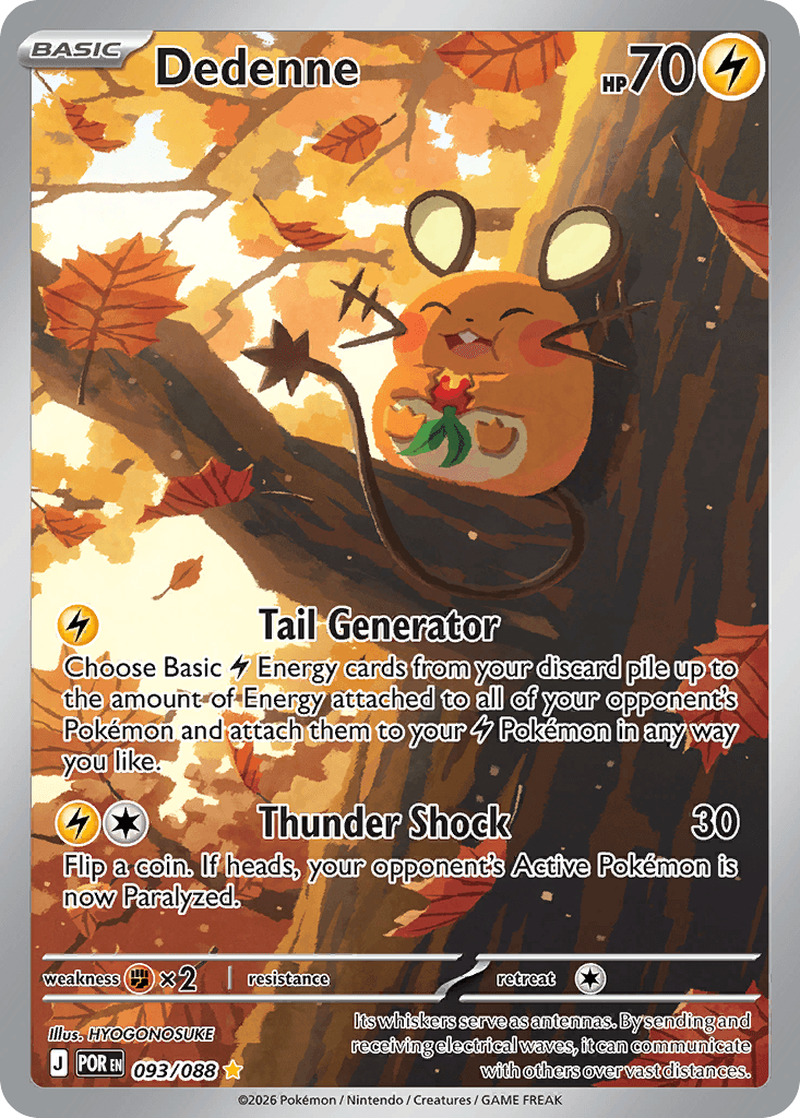 Dedenne Perfect Order card
