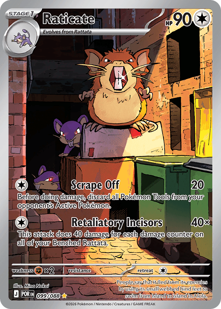 Raticate Perfect Order card