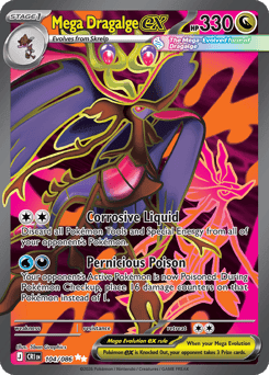 Mega Dragalge ex Chaos Rising card