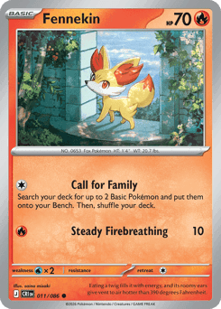 Fennekin Chaos Rising card