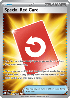 Special Red Card Chaos Rising card