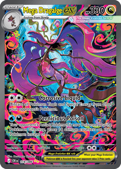 Mega Dragalge ex Chaos Rising card