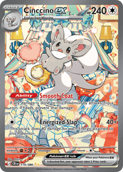 Cinccino ex Chaos Rising card