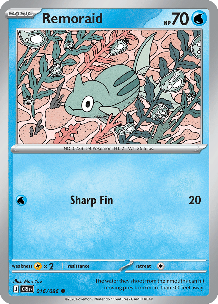 Remoraid Chaos Rising card