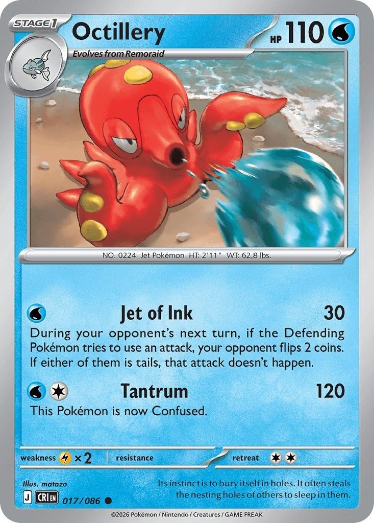 Octillery Chaos Rising card