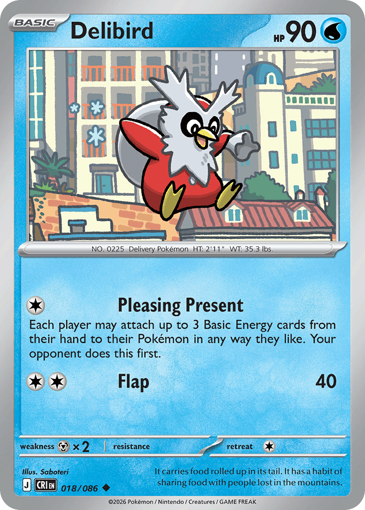 Delibird Chaos Rising card