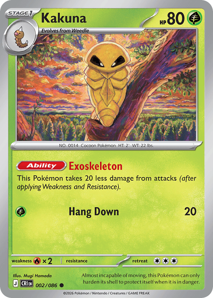 Kakuna Chaos Rising card