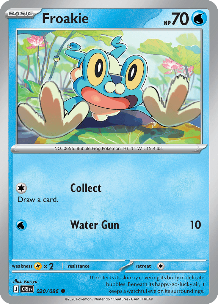 Froakie Chaos Rising card