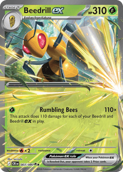 Beedrill ex Chaos Rising card