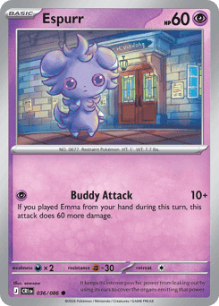 Espurr Chaos Rising card