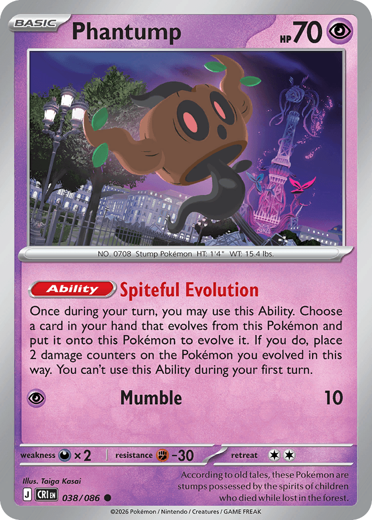 Phantump Chaos Rising card