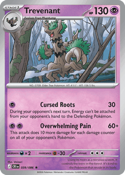 Trevenant Chaos Rising card