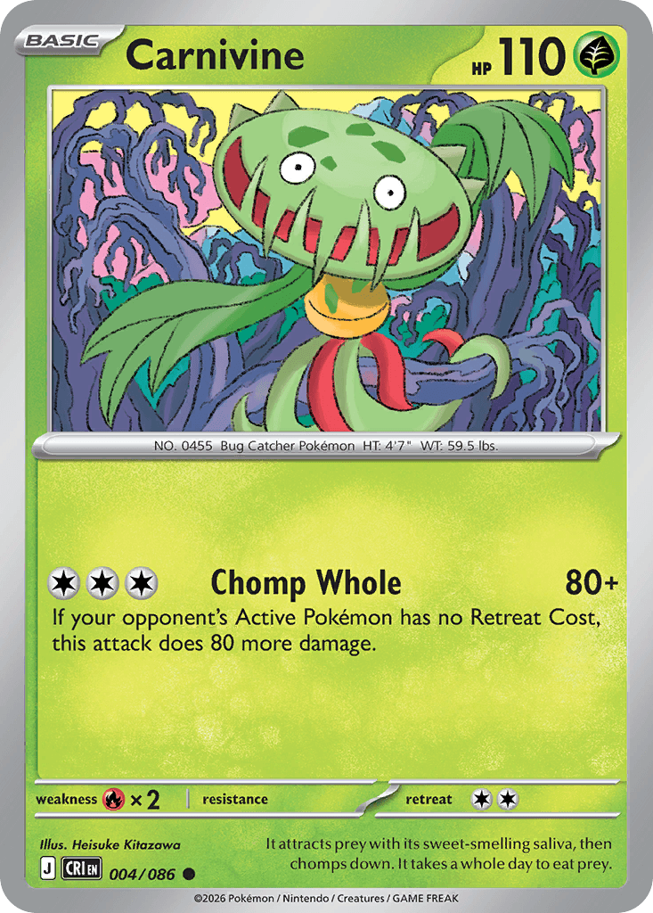 Carnivine Chaos Rising card
