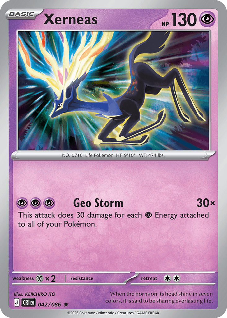 Xerneas Chaos Rising card