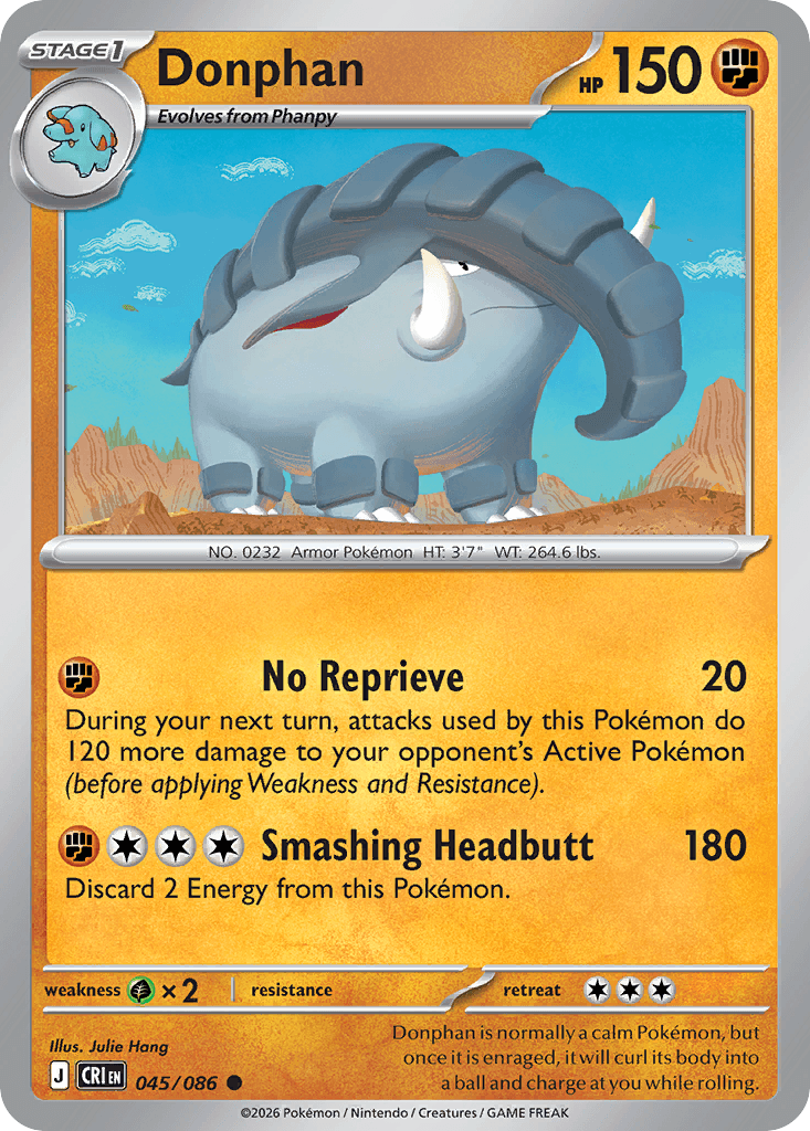 Donphan Chaos Rising card