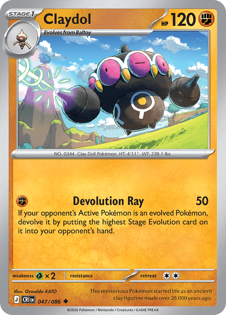 Claydol Chaos Rising card