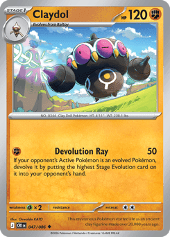 Claydol Chaos Rising card