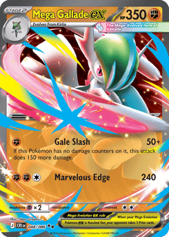 Mega Gallade ex Chaos Rising card