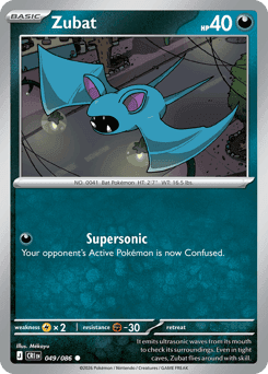 Zubat Chaos Rising card