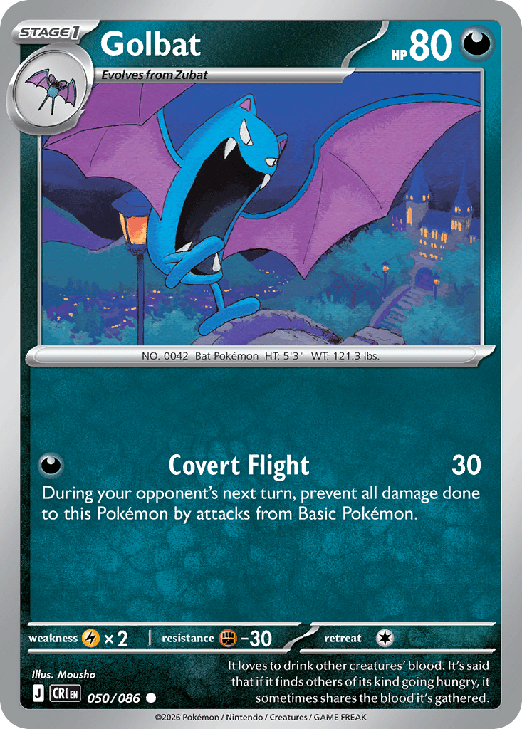 Golbat Chaos Rising card
