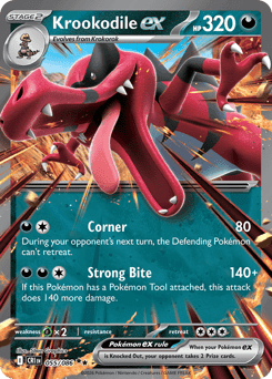 Krookodile ex Chaos Rising card