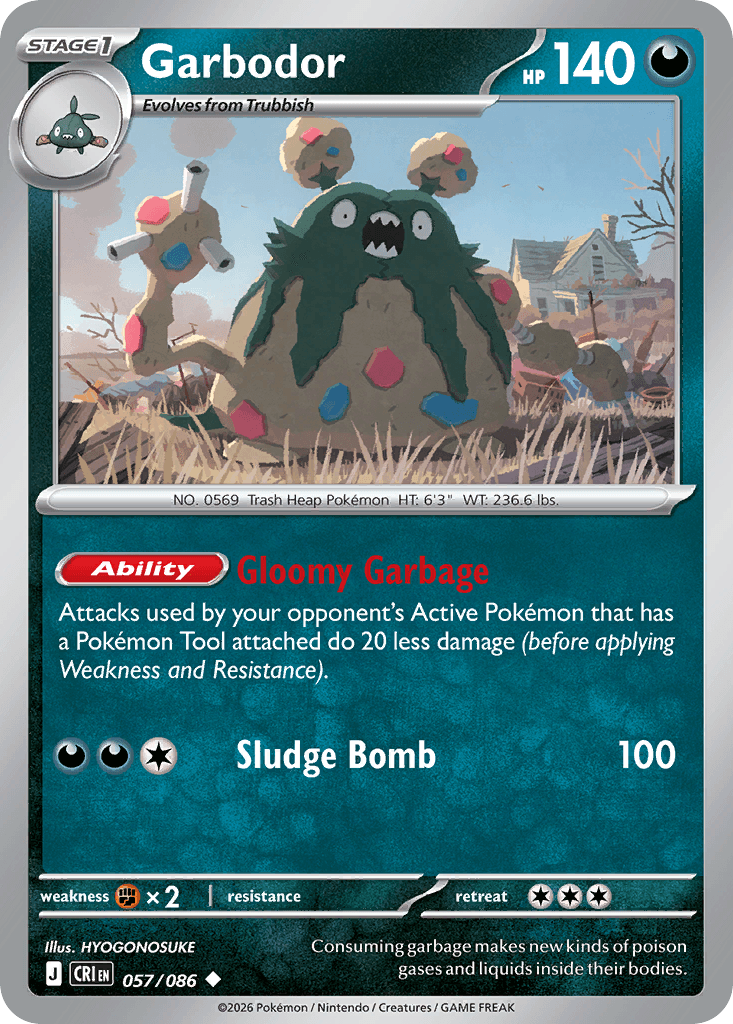 Garbodor Chaos Rising card
