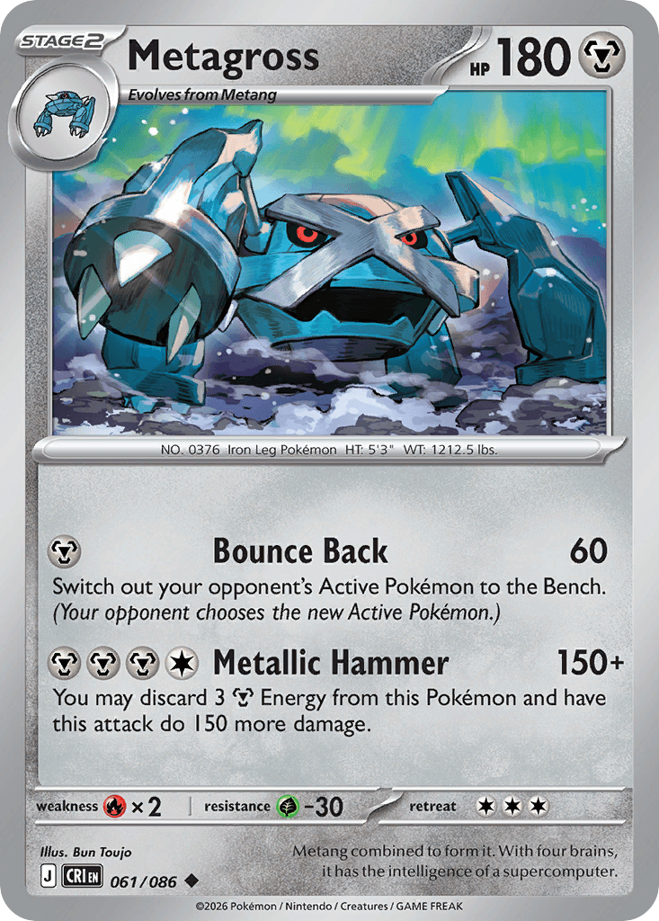 Metagross Chaos Rising card