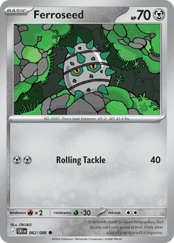 Ferroseed Chaos Rising card
