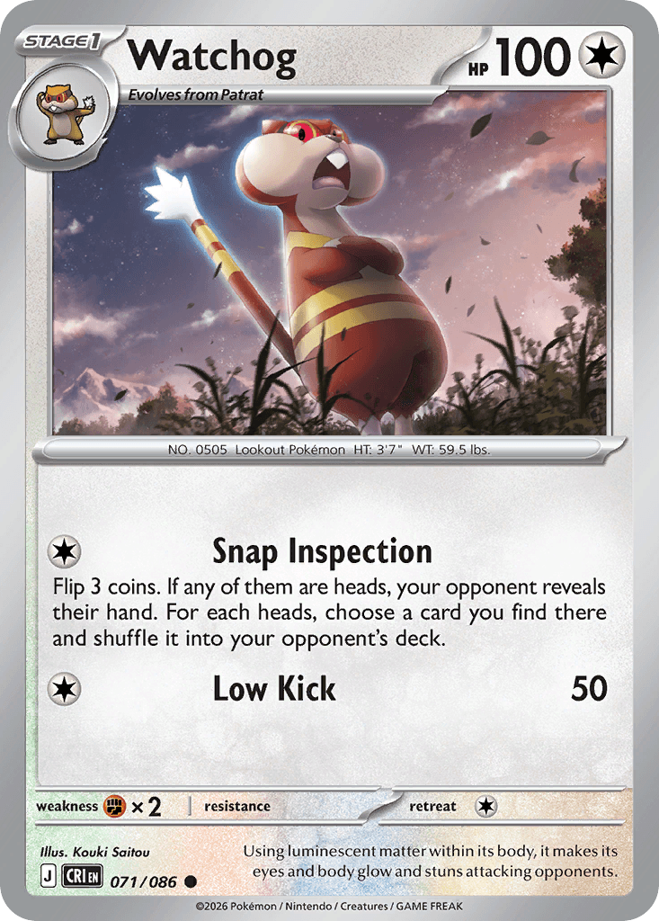 Watchog Chaos Rising card