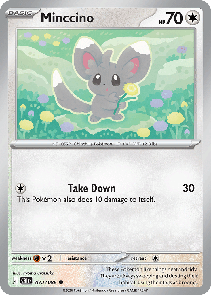 Minccino Chaos Rising card