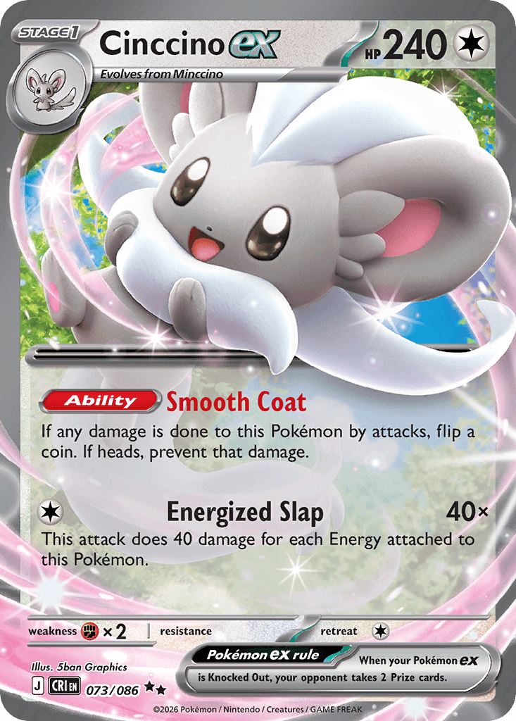 Cinccino ex Chaos Rising card