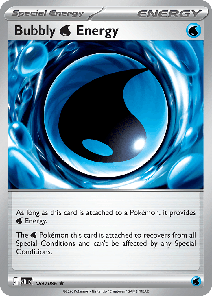 Bubbly Water Energy Chaos Rising card