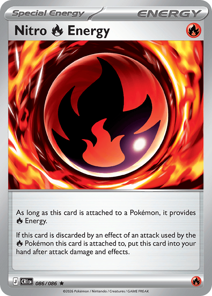 Nitro Fire Energy Chaos Rising card