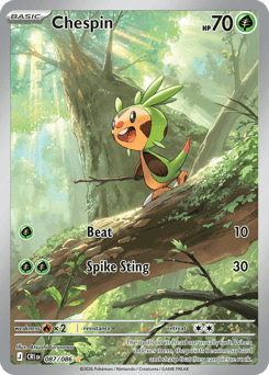Chespin Chaos Rising card