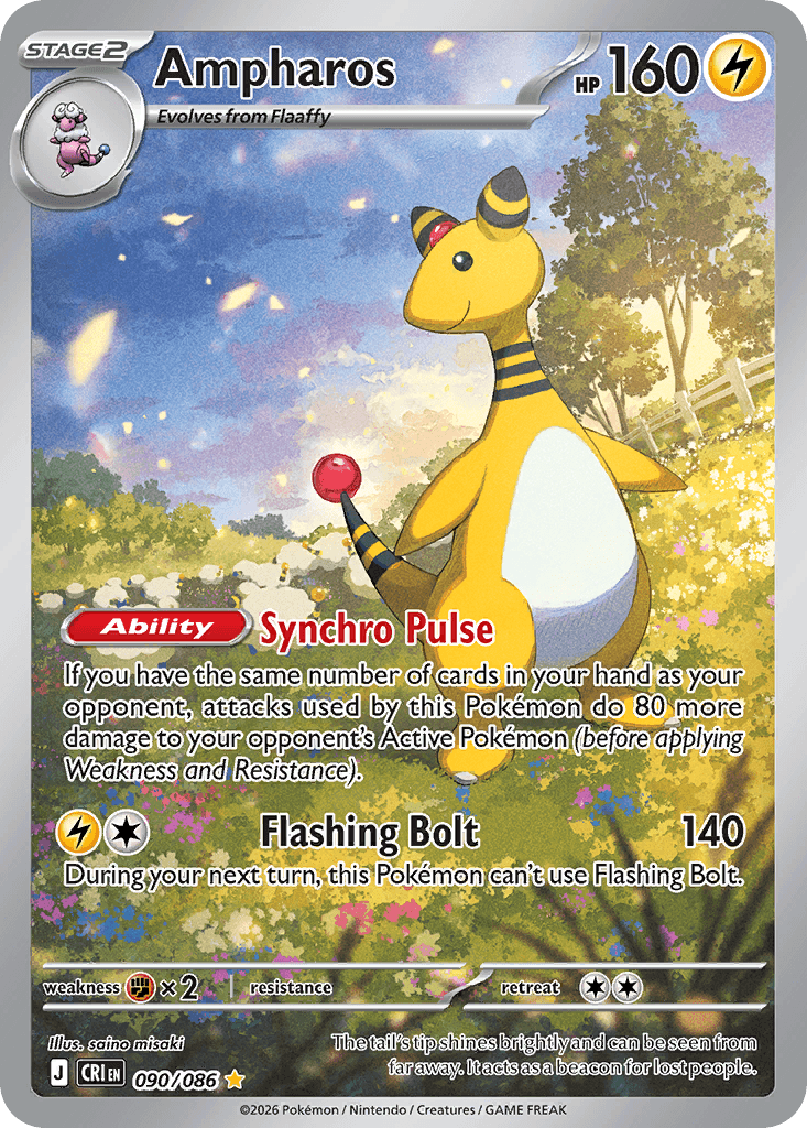 Ampharos Chaos Rising card