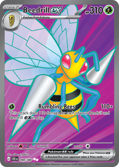 Beedrill ex Chaos Rising card