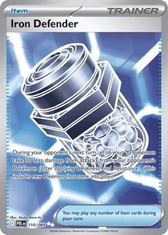 Iron Defender Pitch Black card
