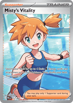 Misty's Vitality Pitch Black card