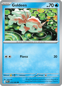 Goldeen Pitch Black card