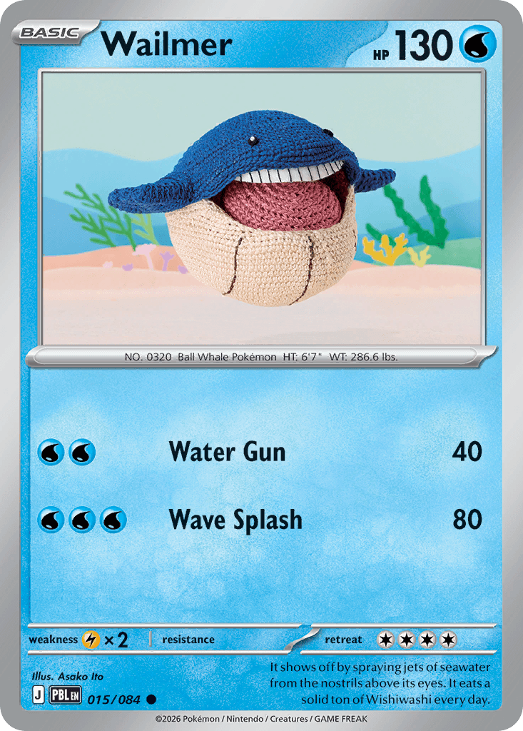 Wailmer Pitch Black card