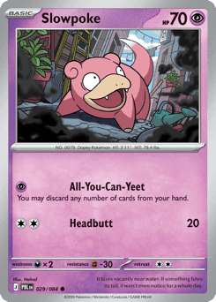 Slowpoke Pitch Black card